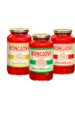 Pasta Sauce Marinara Variety Bongiovi Brand